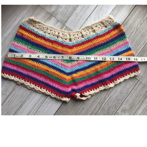 CROCHET Rainbow Bandeau & Boyshort Beach/Swimwear - Picture 6 of 8